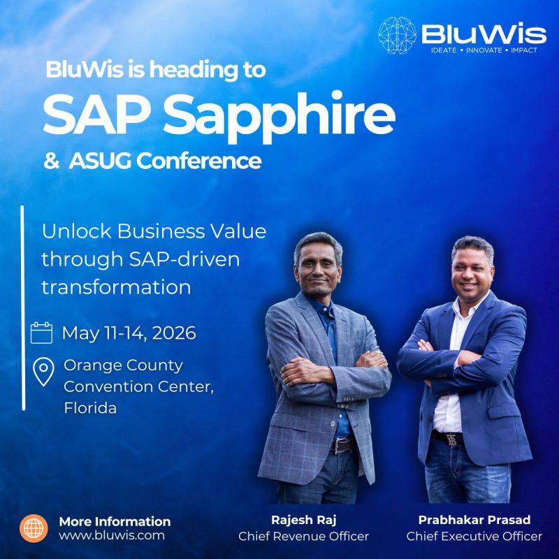 BluWis at SAP Sapphire & ASUG Annual Conference 2026